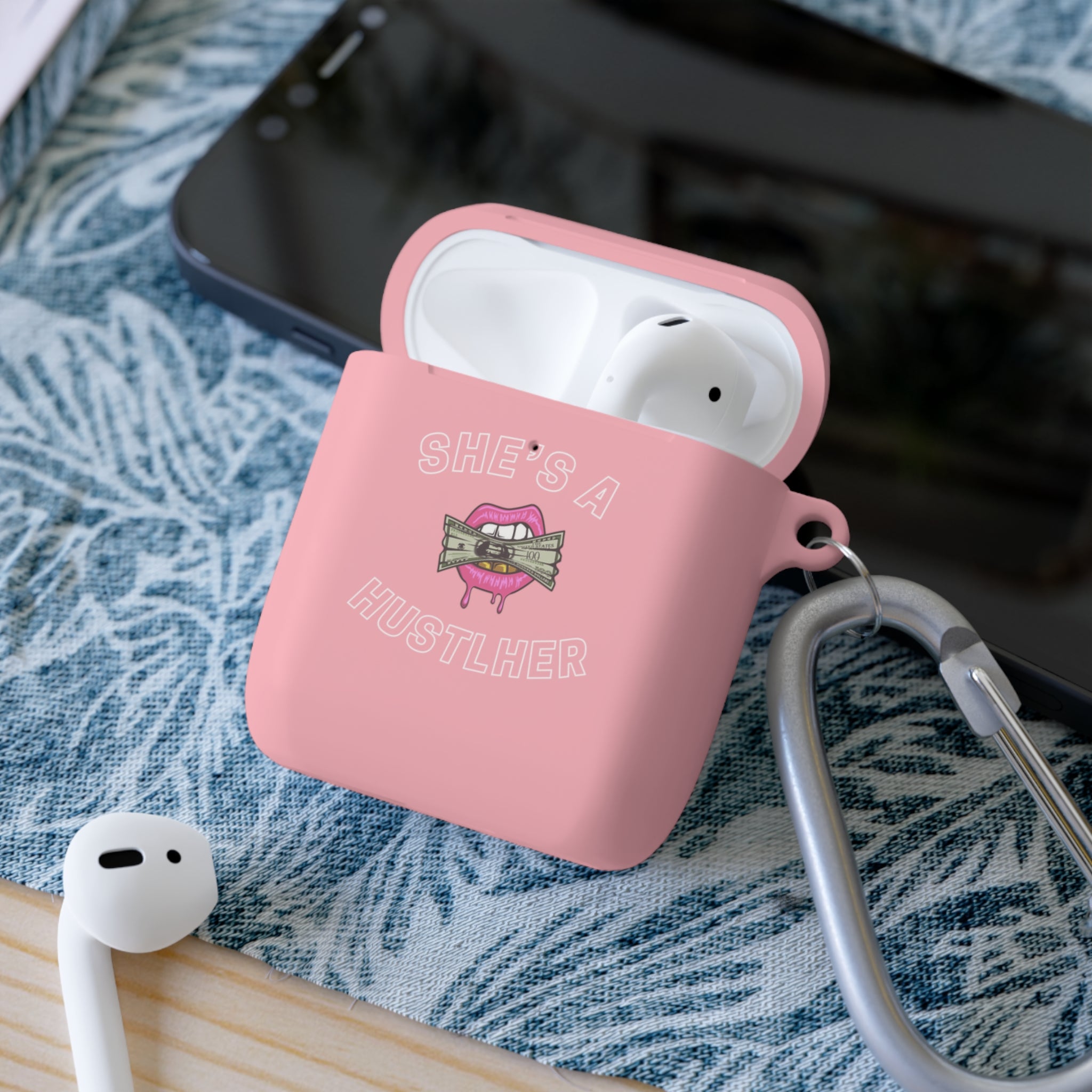 SHE'S A HUSTLHER AIRPOD & AIRPOD CASE COVER