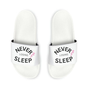 NEVER LOSING SLEEP SLIDE SANDALS