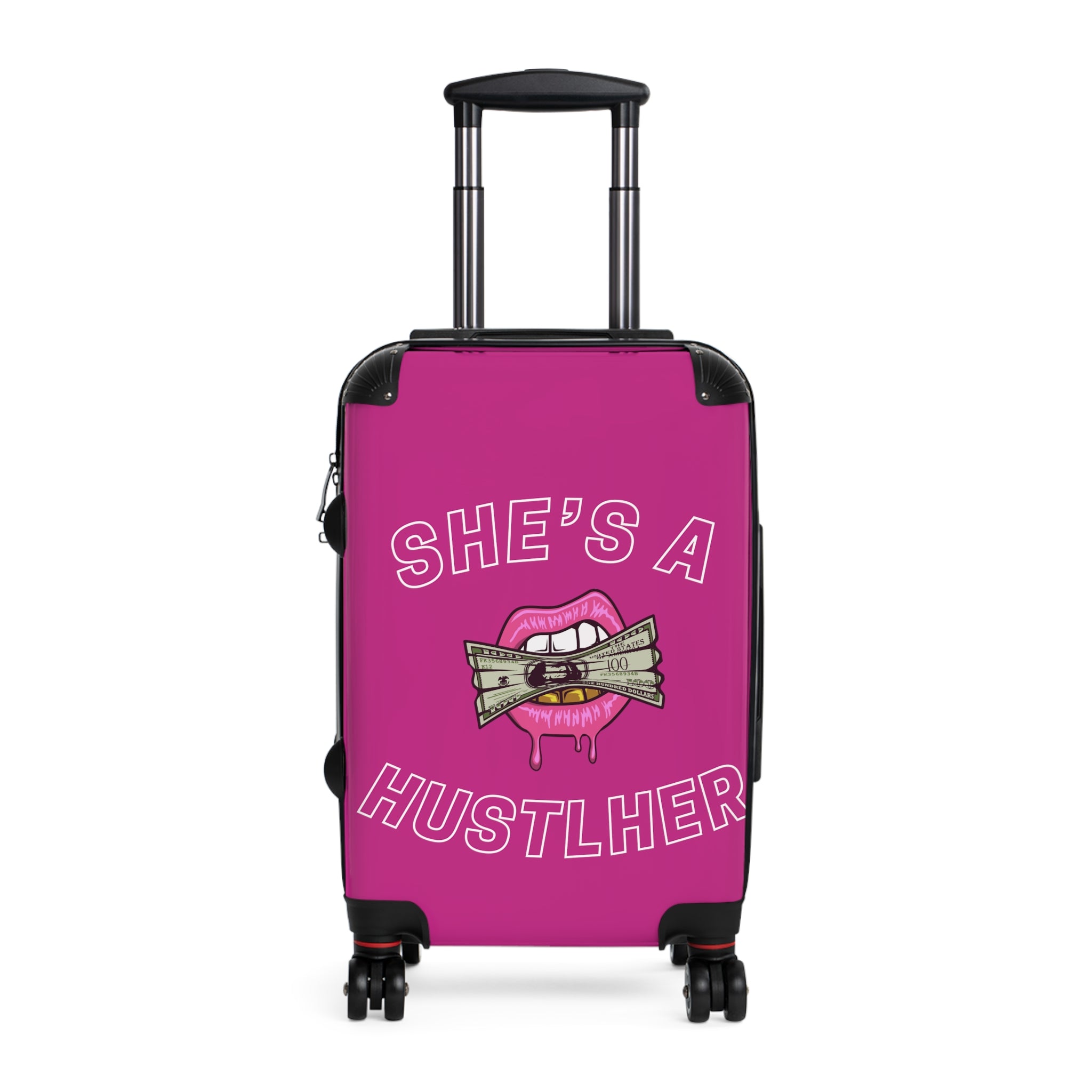 SHE'S A HUSTLHER SUITCASE (PINK)