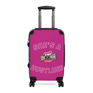 SHE'S A HUSTLHER SUITCASE (PINK)