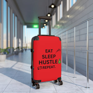 EAT SLEEP HUSTLE REPEAT SUITCASE