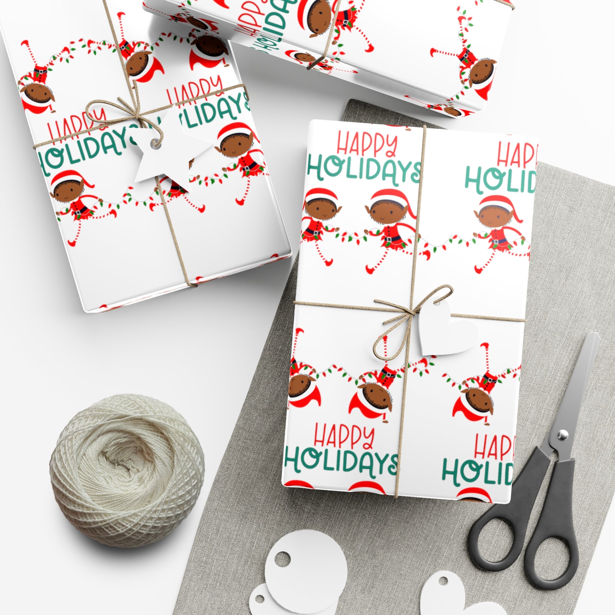 HAPPY HOLIDAYS WRAPPING PAPER