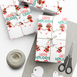 HAPPY HOLIDAYS WRAPPING PAPER