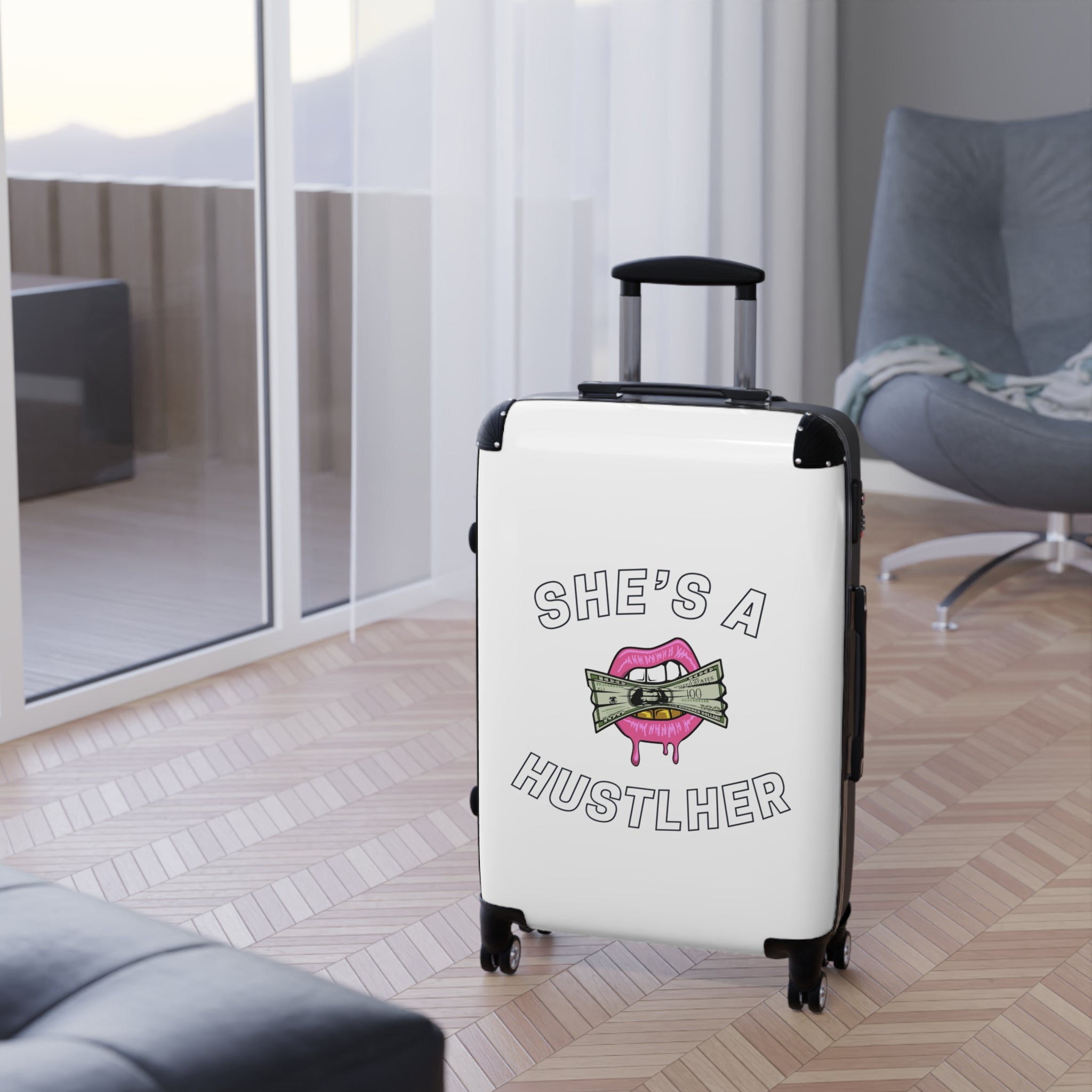 SHE'S A HUSTLHER SUITCASE