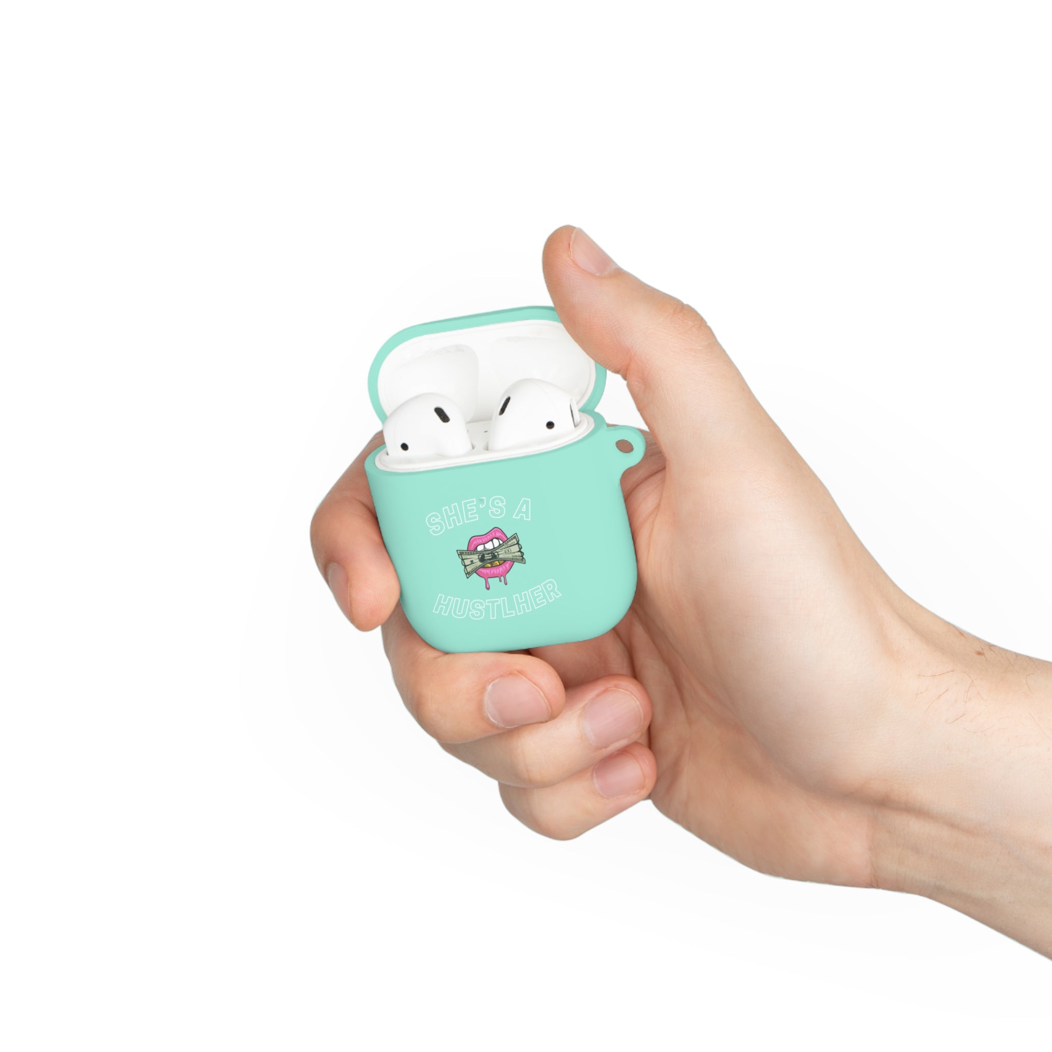 SHE'S A HUSTLHER AIRPOD & AIRPOD CASE COVER