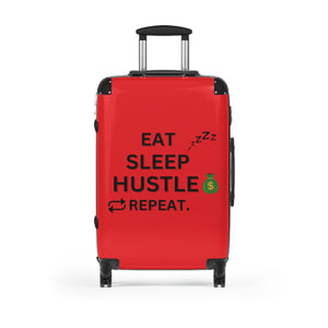 EAT SLEEP HUSTLE REPEAT SUITCASE