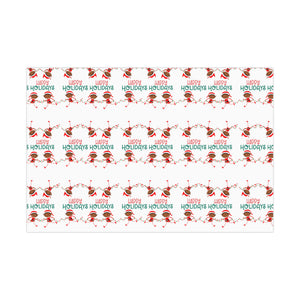 HAPPY HOLIDAYS WRAPPING PAPER