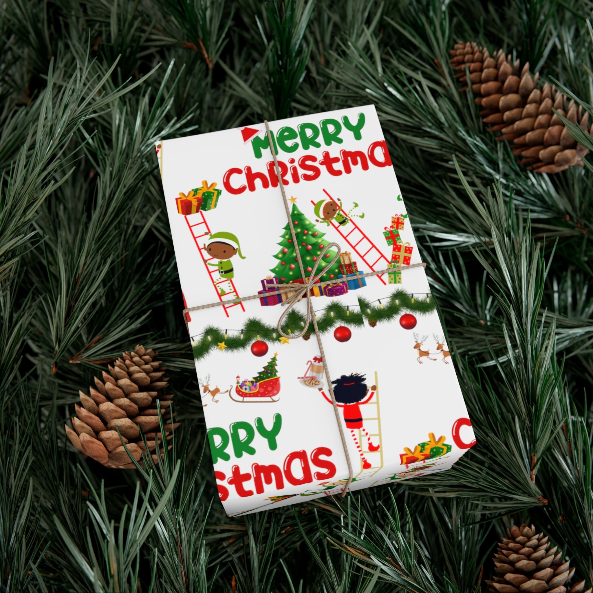 ELVES CHAOS WRAPPING PAPER