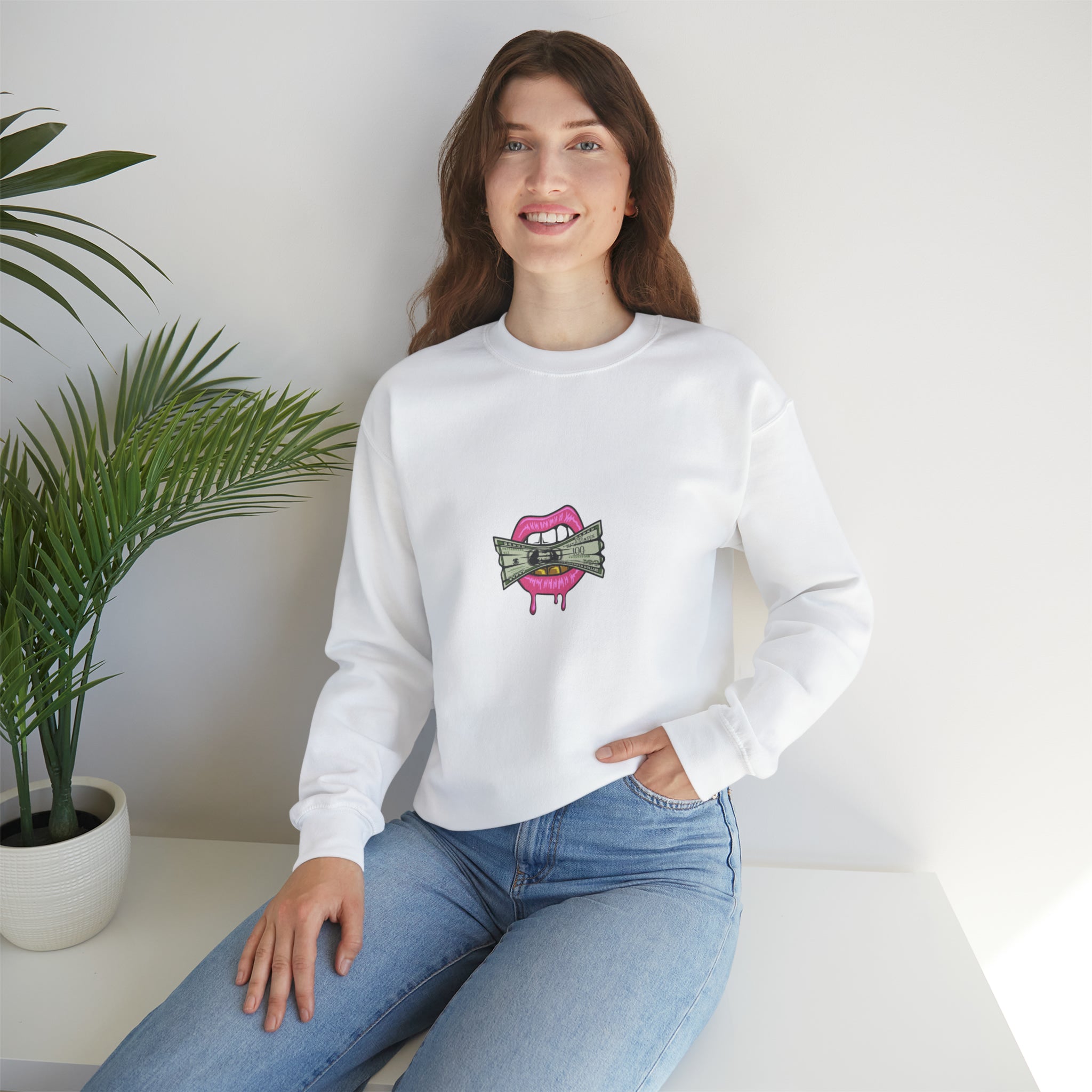 SHE'S A HUSTLHER SWEATSHIRT (BLACK)