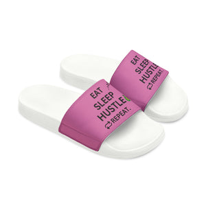 EAT SLEEP HUSTLE REPEAT SLIDE SANDALS