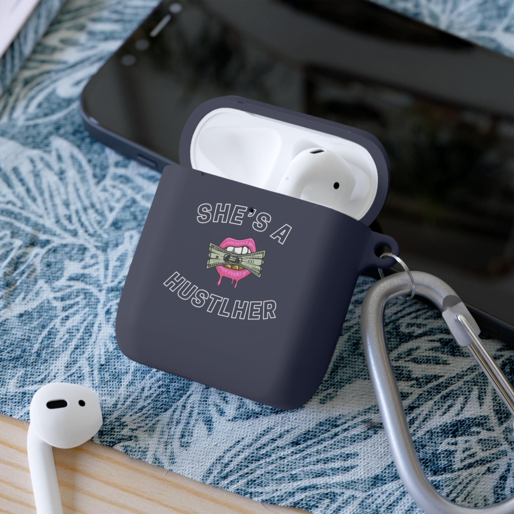 SHE'S A HUSTLHER AIRPOD & AIRPOD CASE COVER