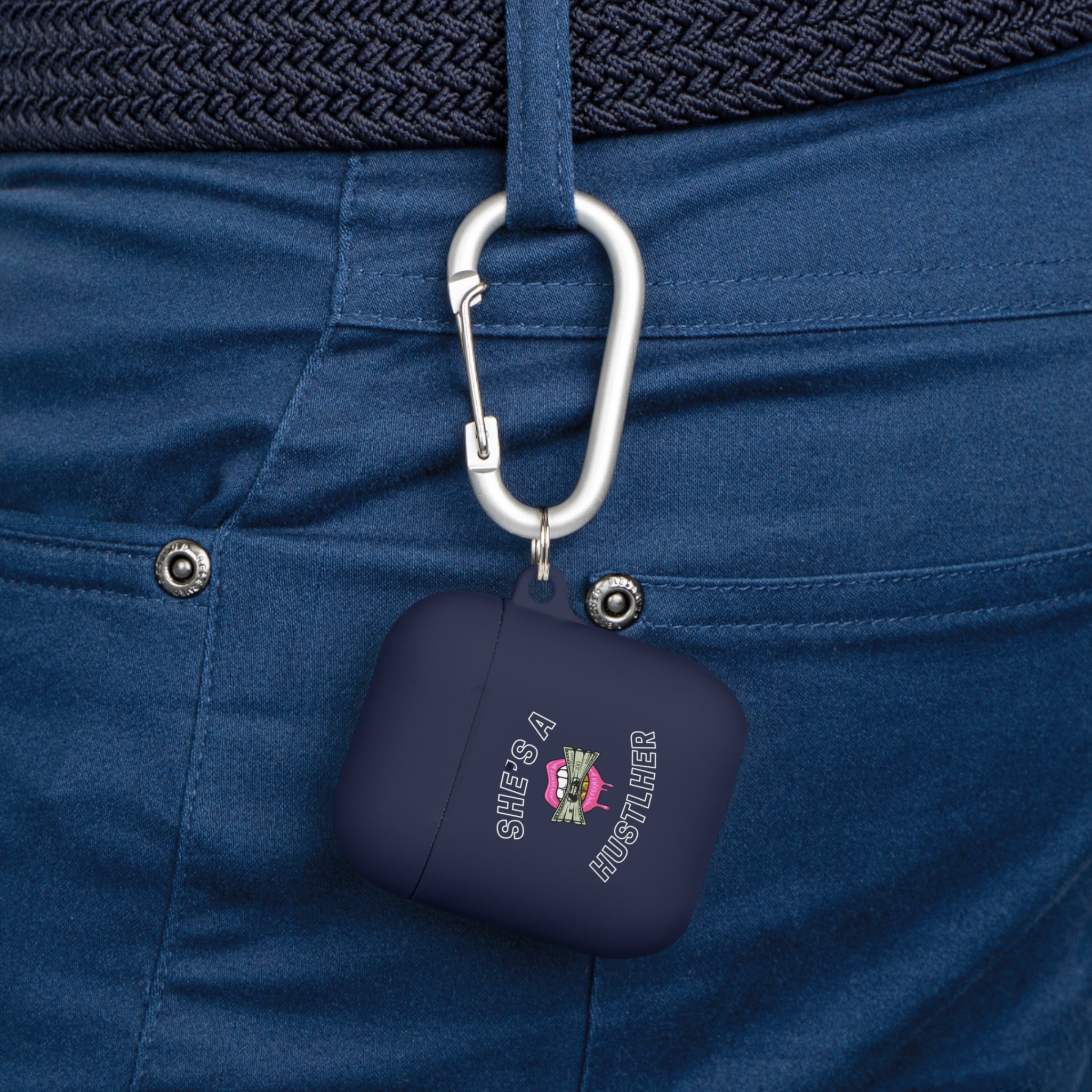 SHE'S A HUSTLHER AIRPOD & AIRPOD CASE COVER