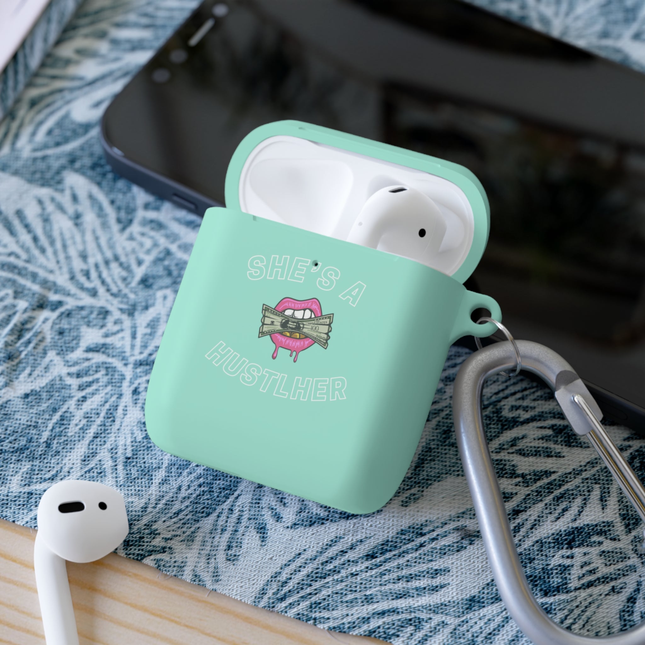 SHE'S A HUSTLHER AIRPOD & AIRPOD CASE COVER