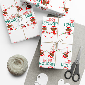 HAPPY HOLIDAYS WRAPPING PAPER