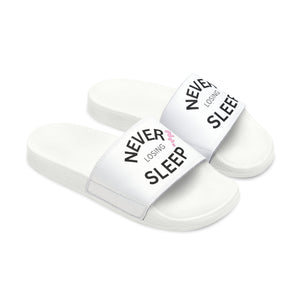 NEVER LOSING SLEEP SLIDE SANDALS