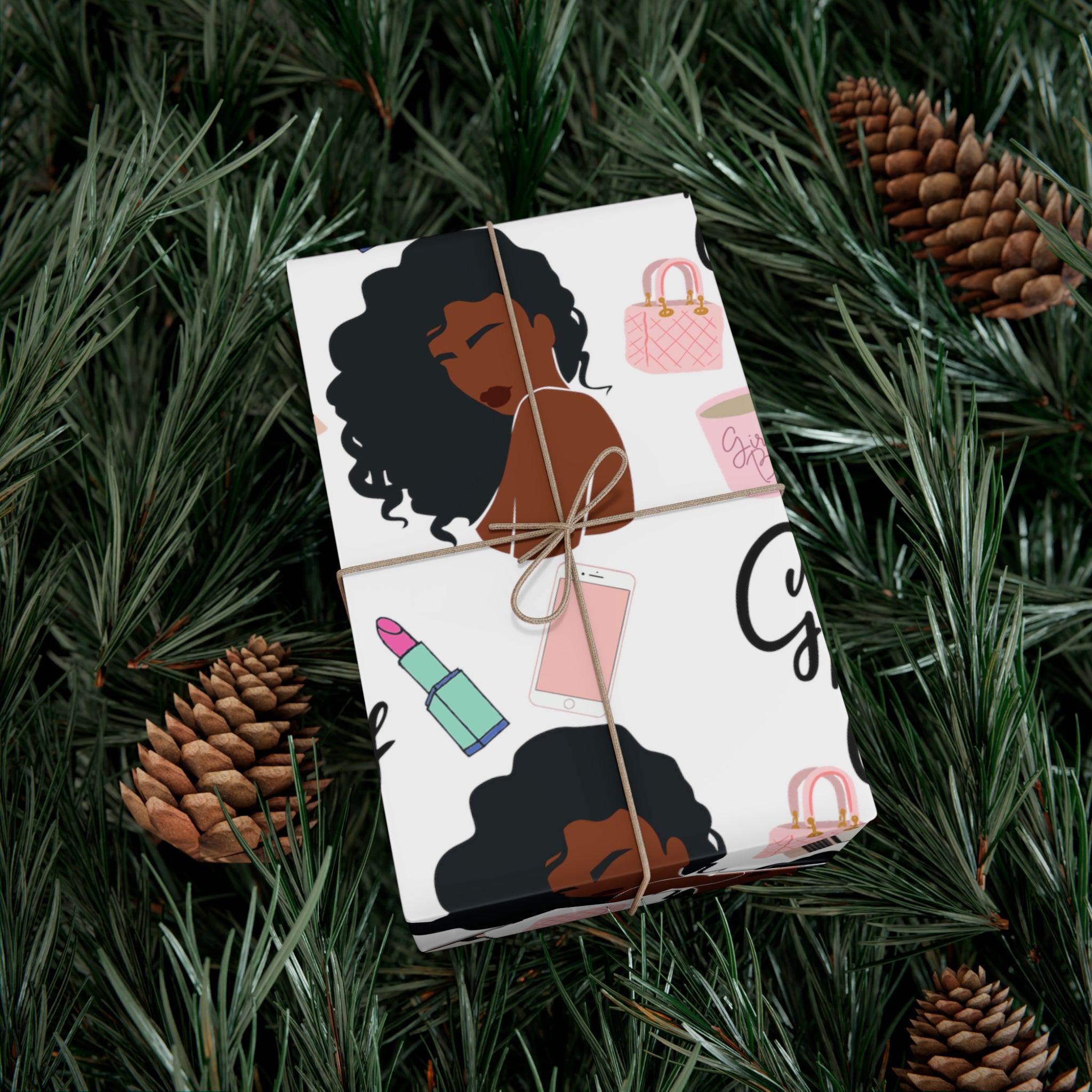 GIRL BOSS GIFT WRAP PAPERS