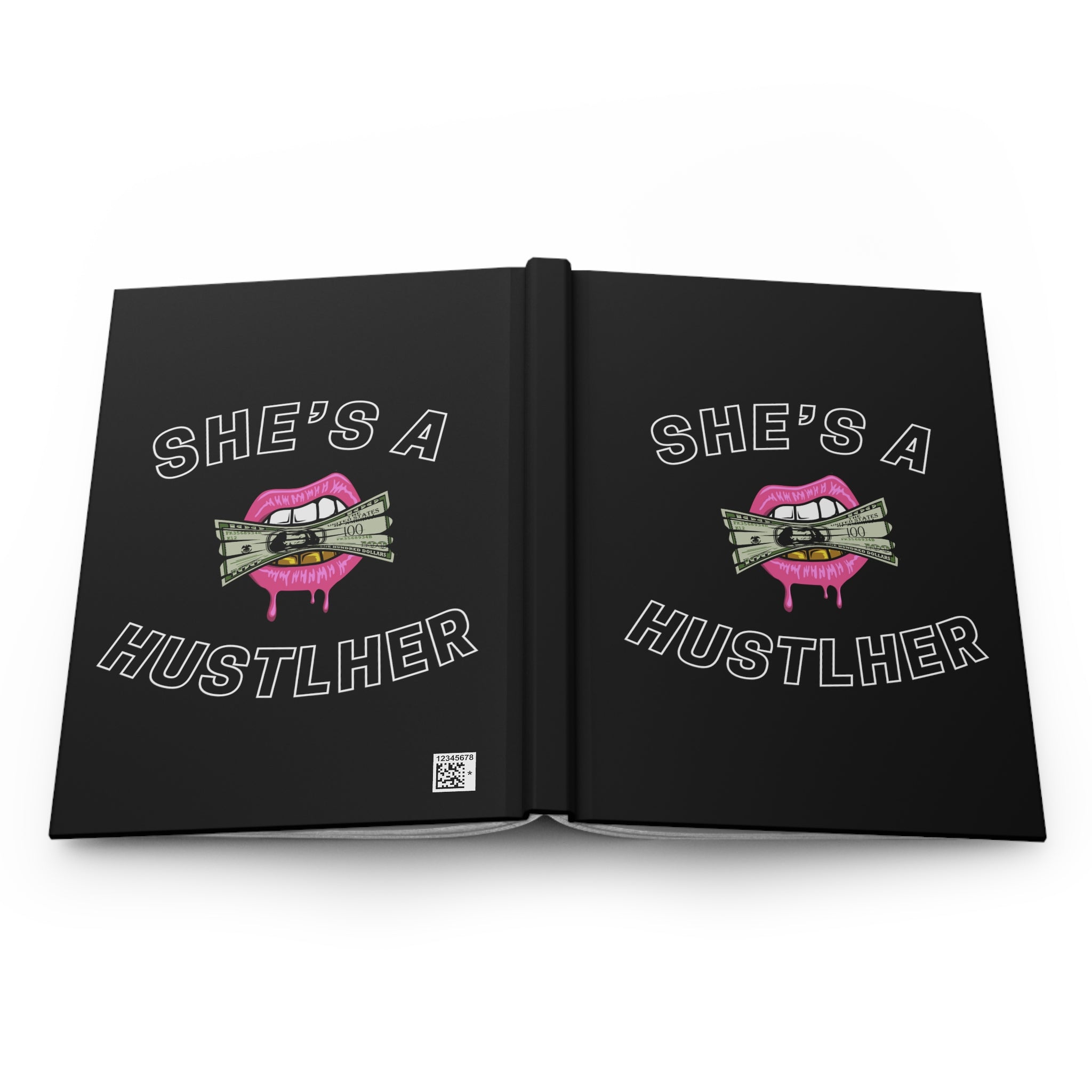 SHE'S A HUSTLHER HARDCOVER JOURNAL(BLK)
