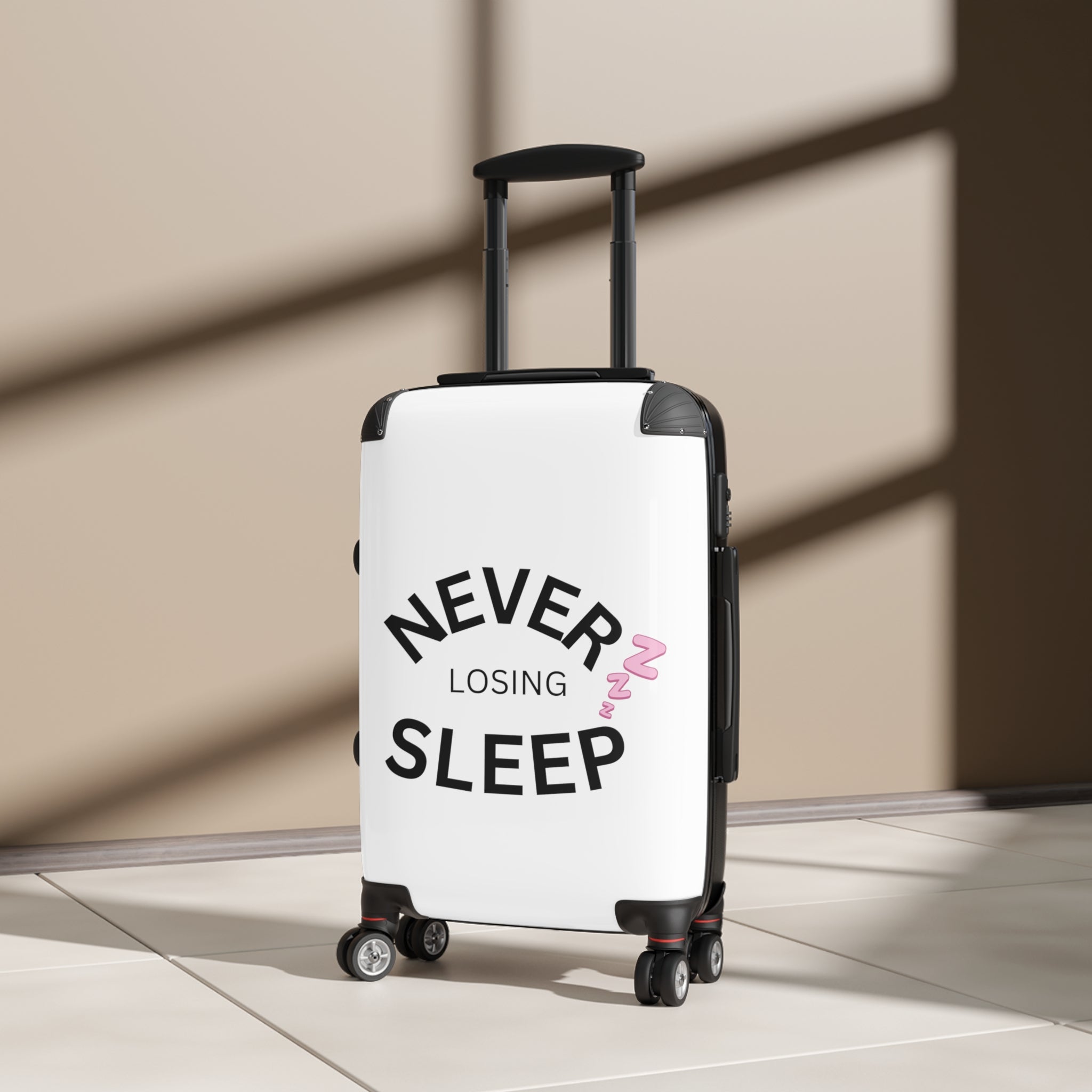 NEVER LOSING SLEEP SUITCASE