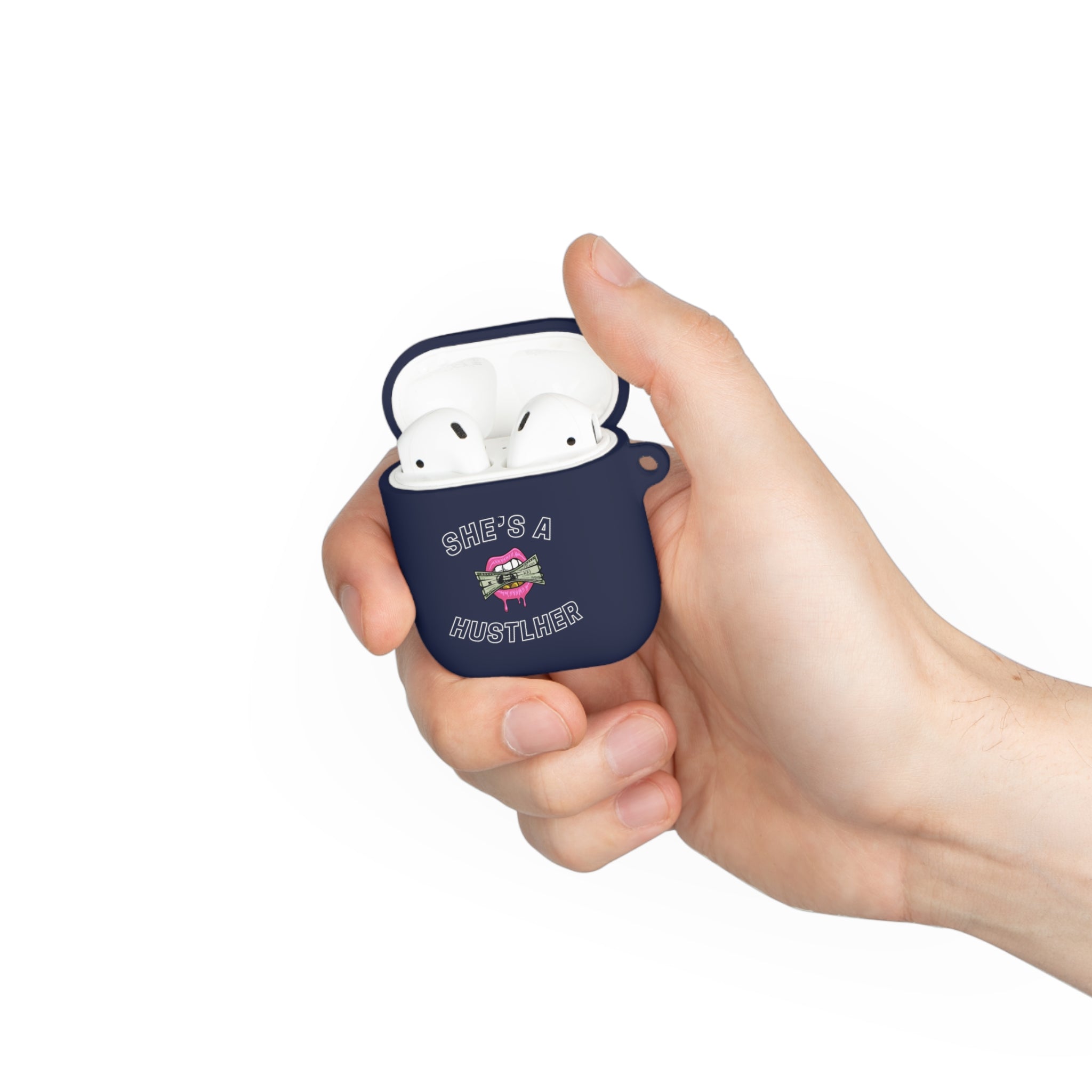 SHE'S A HUSTLHER AIRPOD & AIRPOD CASE COVER