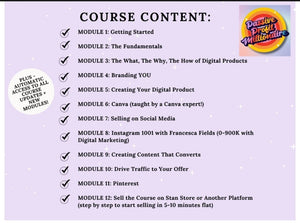 PASSIVE PROFIT MILLIONAIRE COURSE W/ RESELL RIGHTS