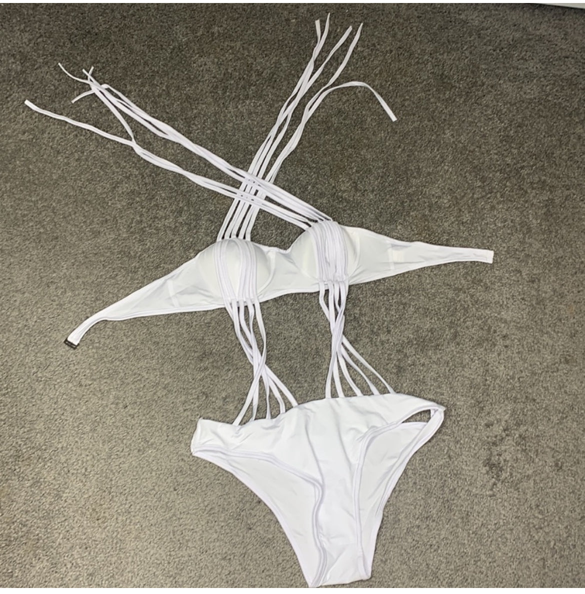 ALL WHITE BATHING SUIT