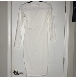 WHITE BODYCON DRESS