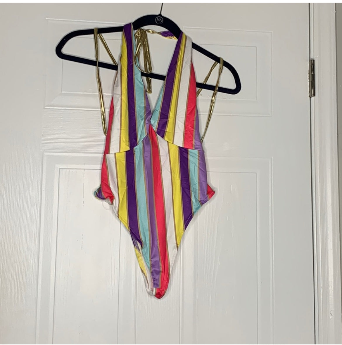 Multicolor Tie Swimwear