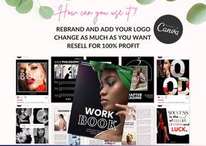 DIGITAL PRODUCT STARTER KIT: DIGITAL EBOOK + 300 INSTAGRAM TEMPLATES