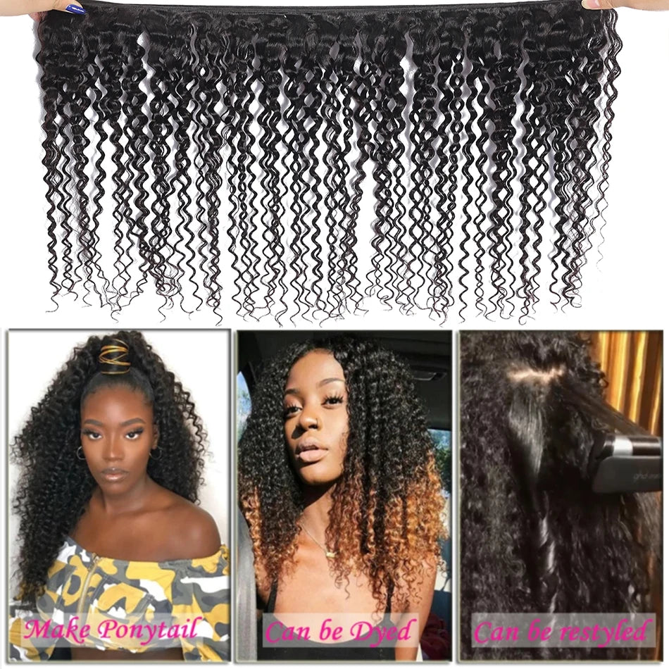 Indian Afro Kinky Curly Bundles