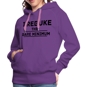 I REBUKE THE BARE MINIMUM - purple 
