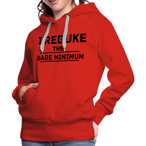 I REBUKE THE BARE MINIMUM - red