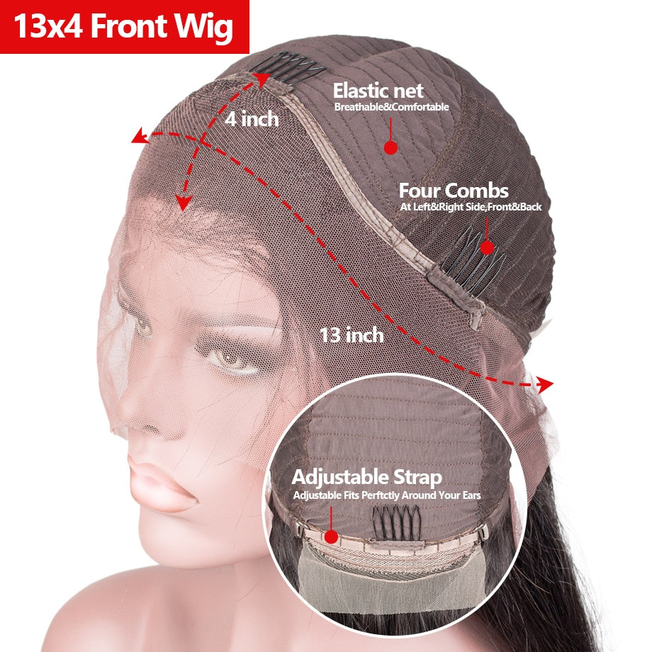 Loose Deep Wave Frontal Wig Hd