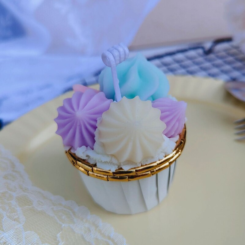 Ice Cream Cupcake Candles