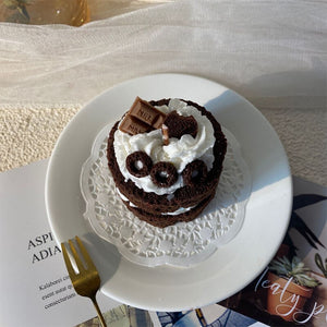 Chocolate Black Velvet Cake Candle