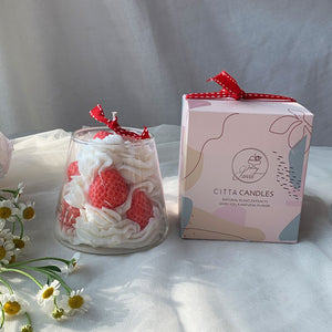 Strawberry Cream Scented Candles