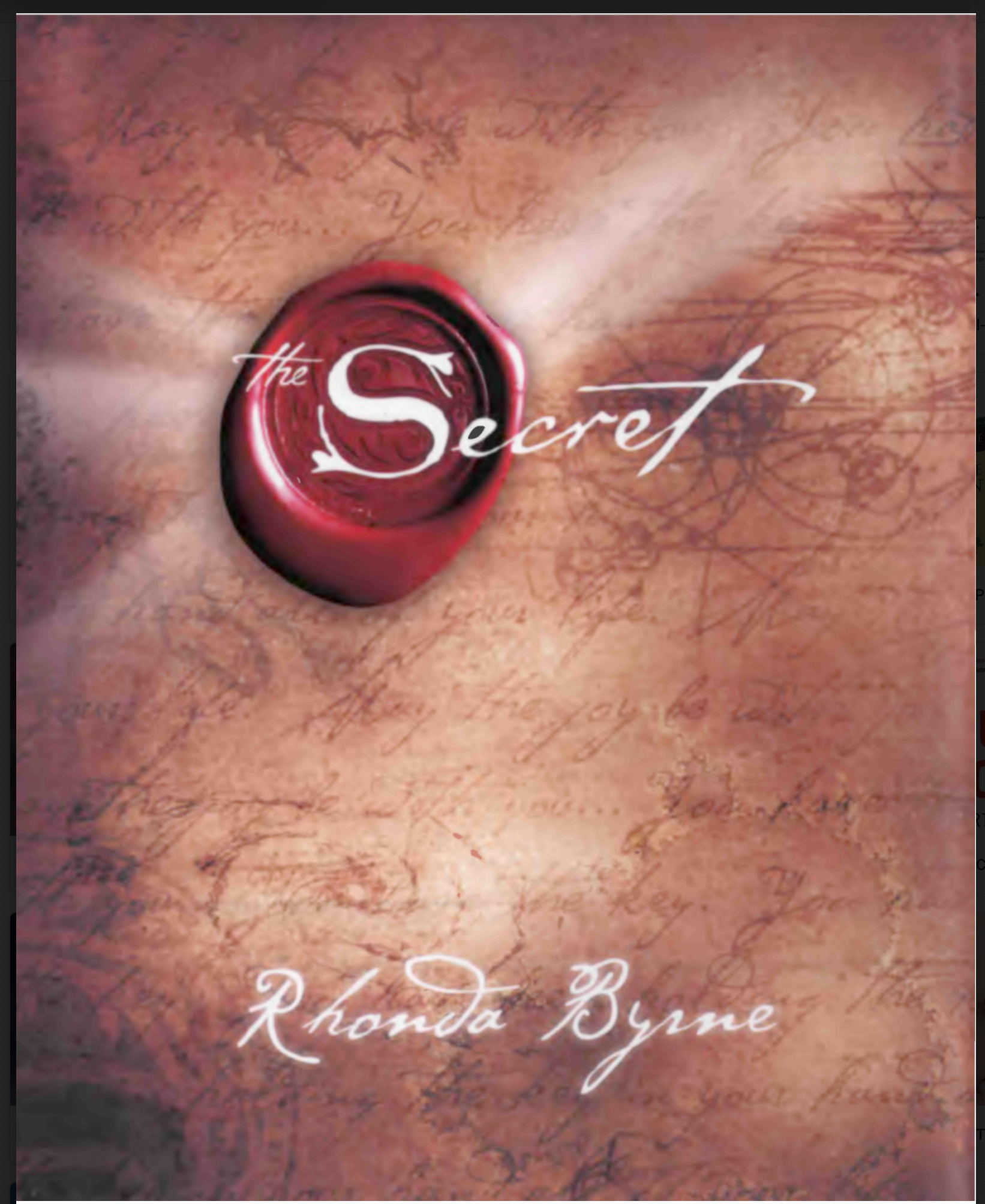 THE SECRET BY RHONDA BYRNE