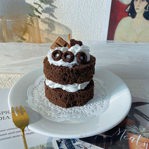 Chocolate Black Velvet Cake Candle