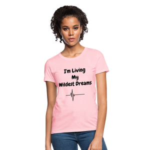 LIVING MY WILDEST DREAMS TSHIRT - pink