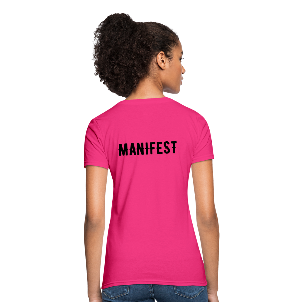 LIVING MY WILDEST DREAMS TSHIRT - fuchsia