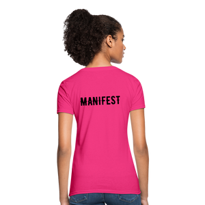 LIVING MY WILDEST DREAMS TSHIRT - fuchsia