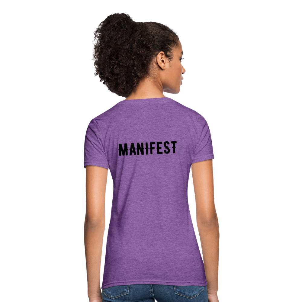 LIVING MY WILDEST DREAMS TSHIRT - purple heather