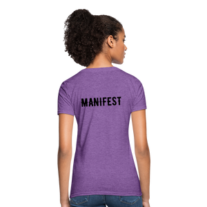 LIVING MY WILDEST DREAMS TSHIRT - purple heather