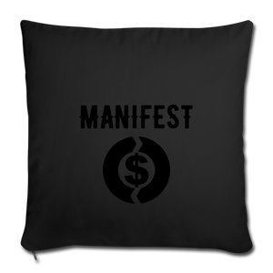 Manifest Pillow - black