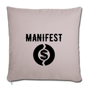 Manifest Pillow - light taupe
