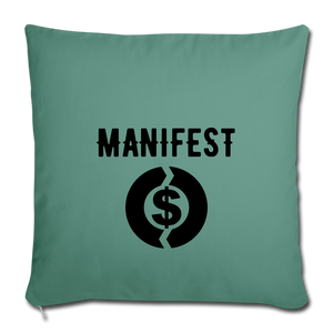 Manifest Pillow - cypress green