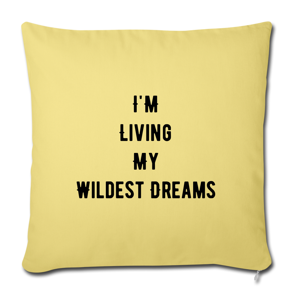 Manifest Pillow - washed yellow