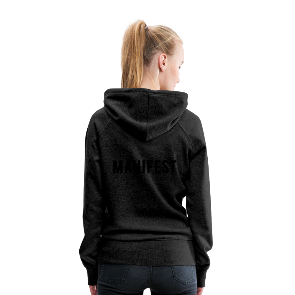 LIVING MY DREAMS HOODIE - charcoal gray