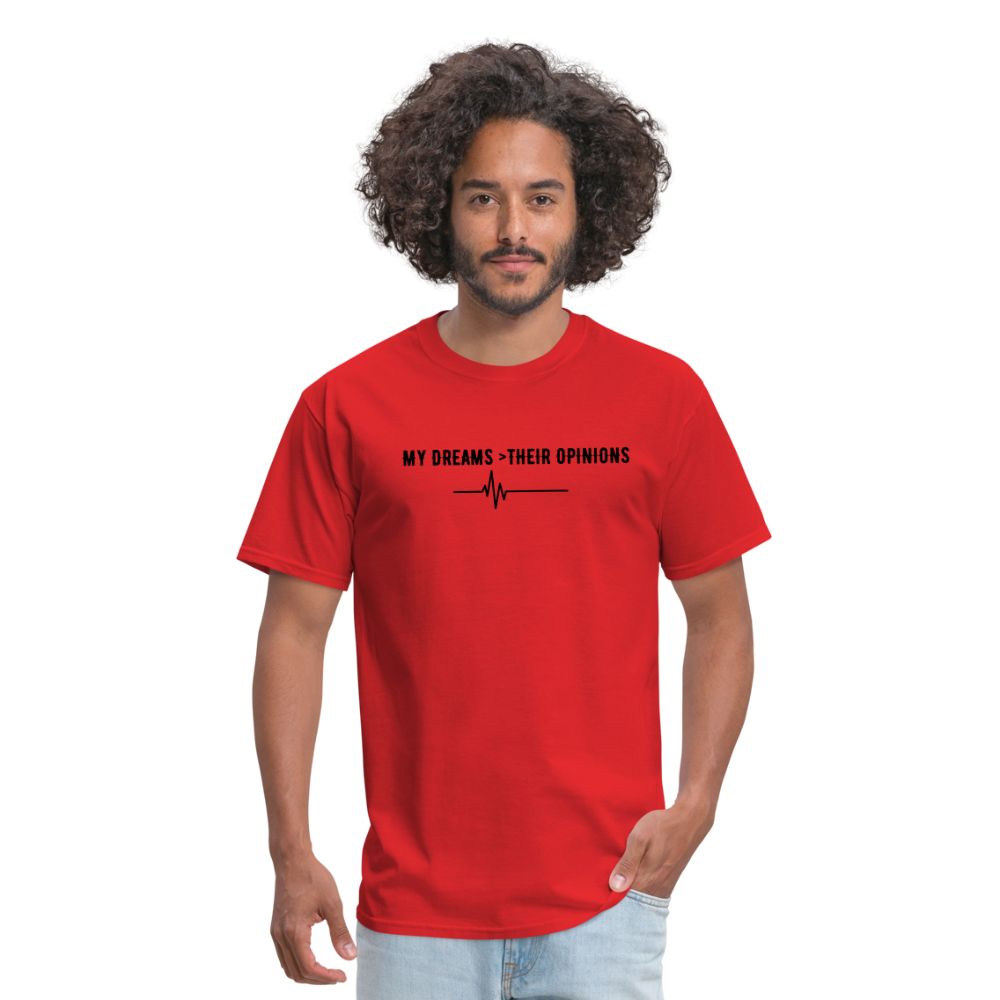 My Dreams > Their Opinions Unisex T-Shirt - red