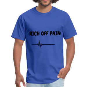 Rich Off Pain Unisex T-Shirt - royal blue