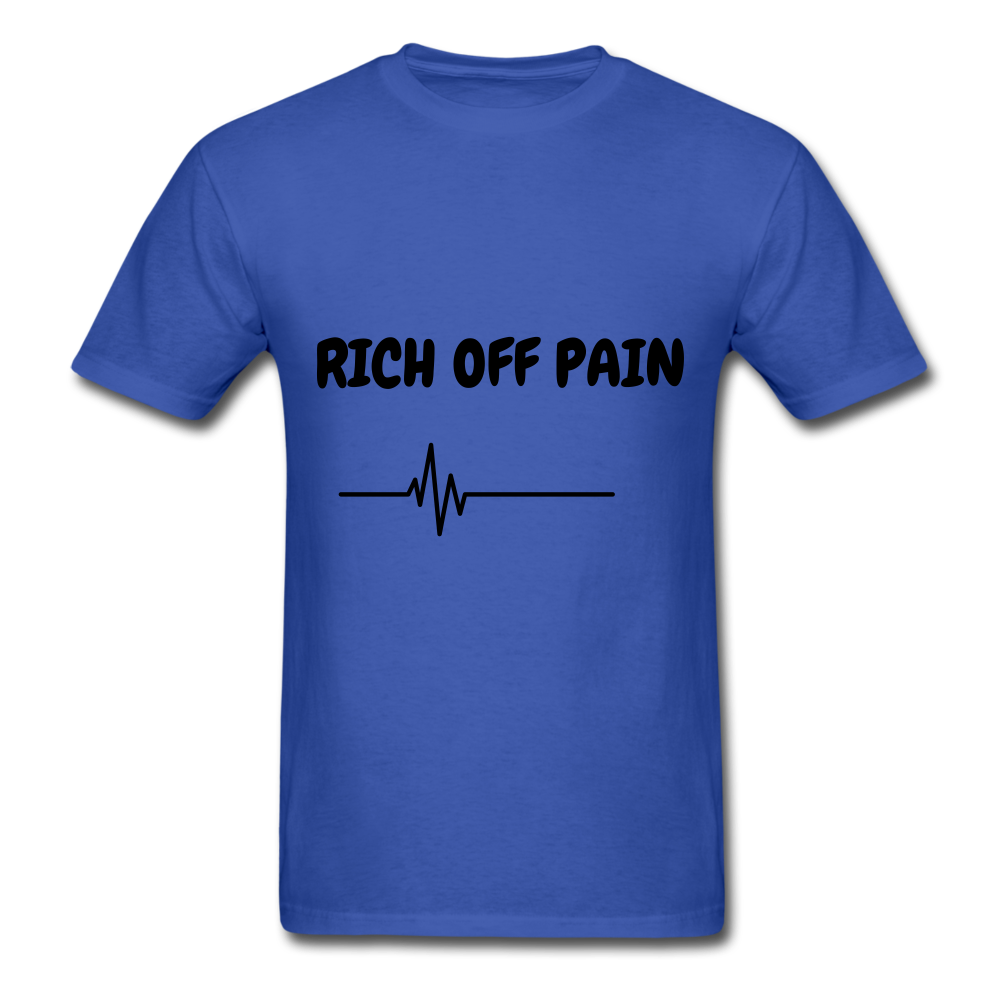 Rich Off Pain Unisex T-Shirt - royal blue